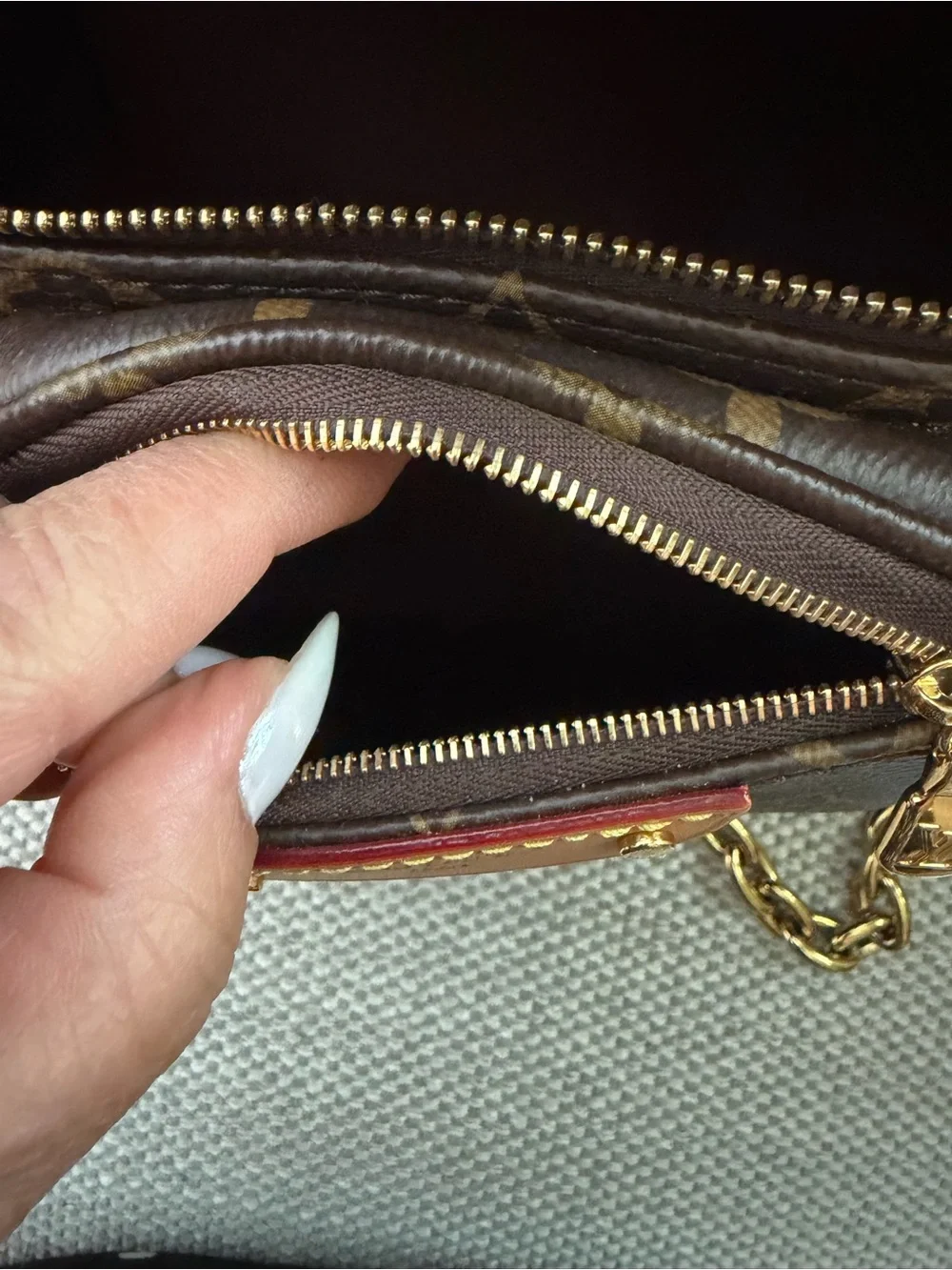 Louis Vuitton Monogram Brown Mini Bumbag